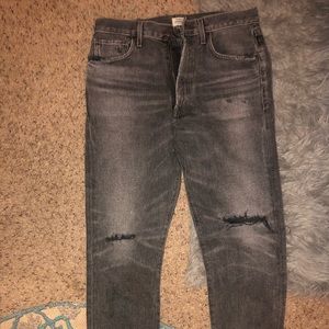Citizen of Humanity - washed grey jeans